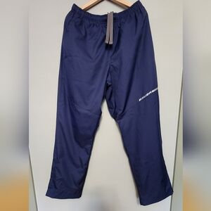Bauer Blue  Elastic Waistband Track Pants Size Large